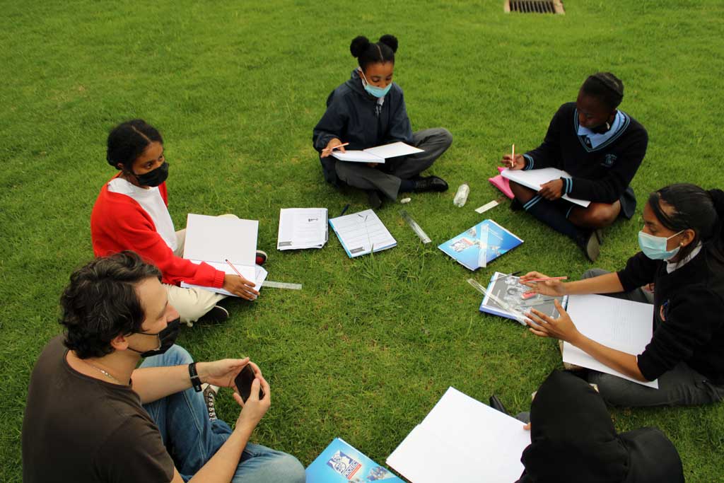 A group of students and teacher