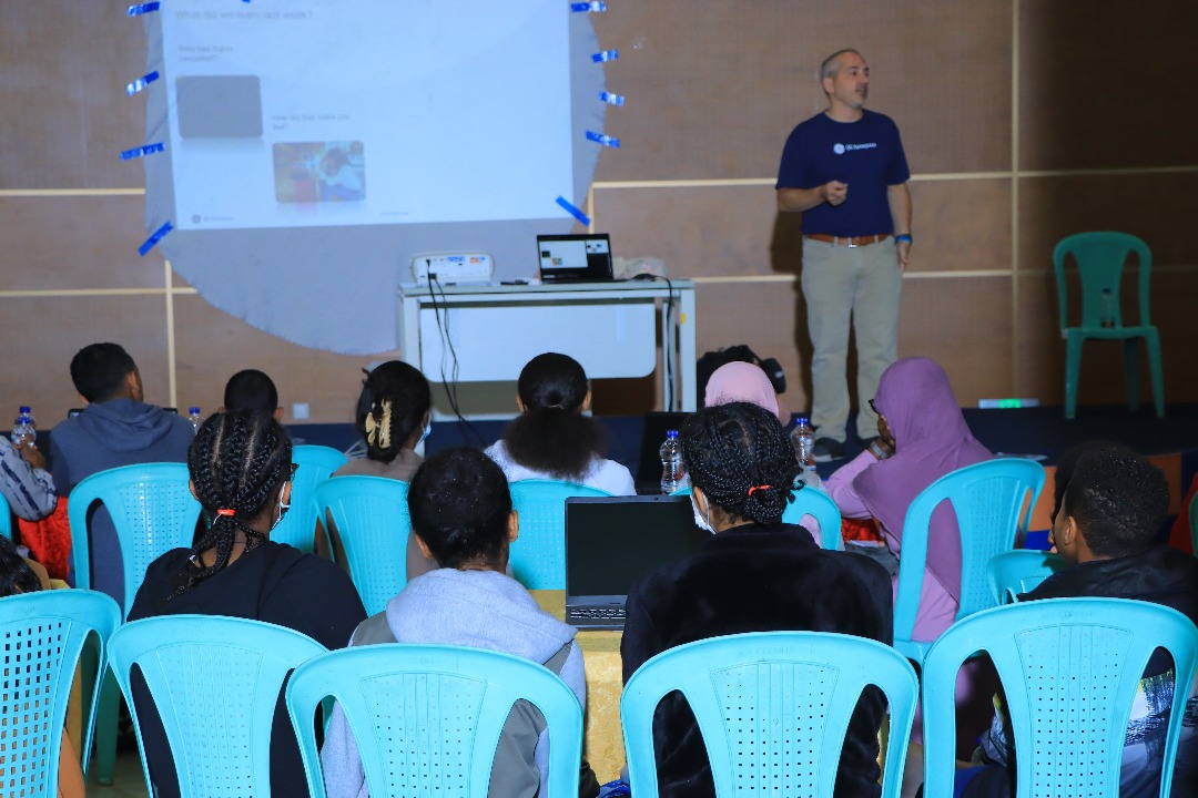 Students listening