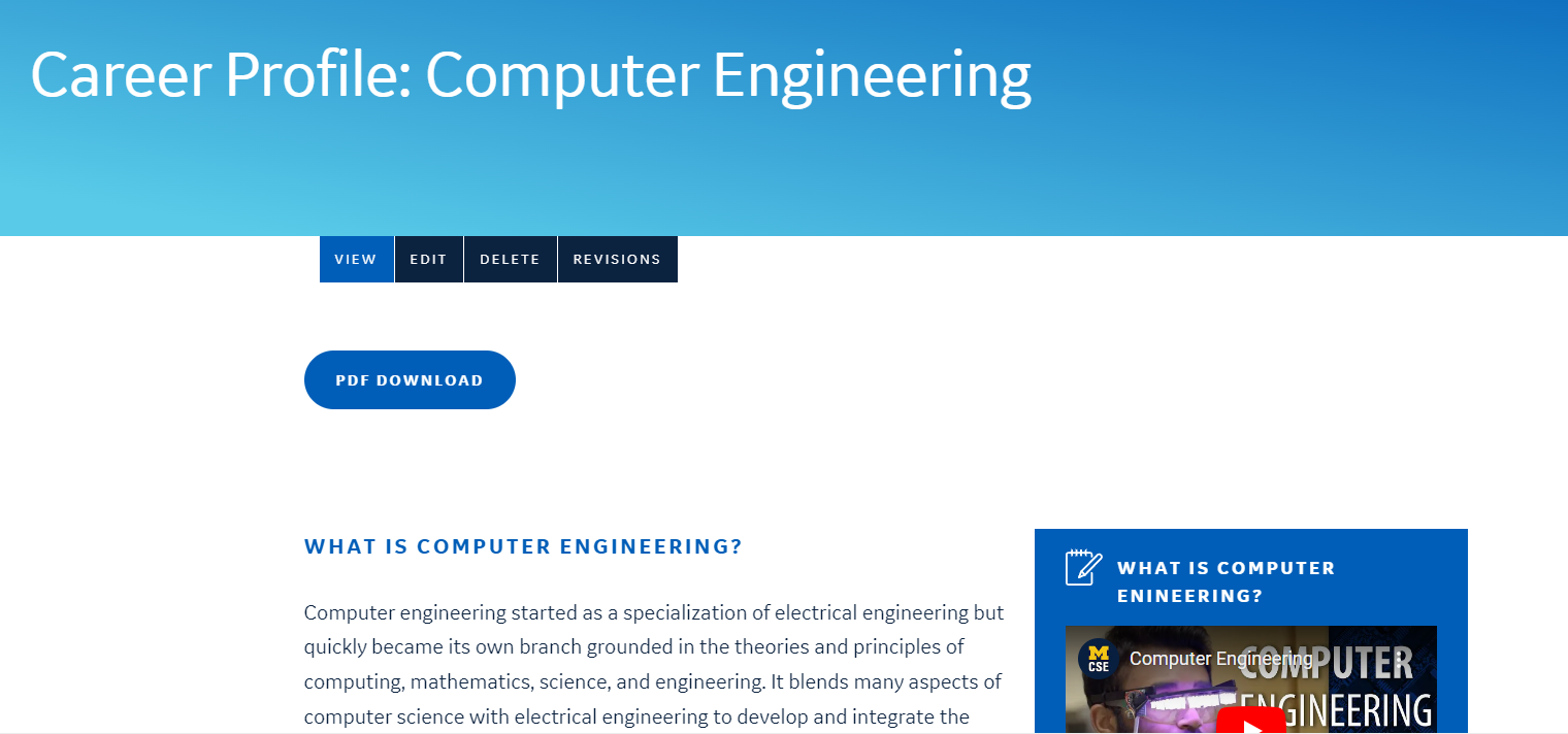 Computer Engineering Profile