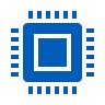 Computer chip icon