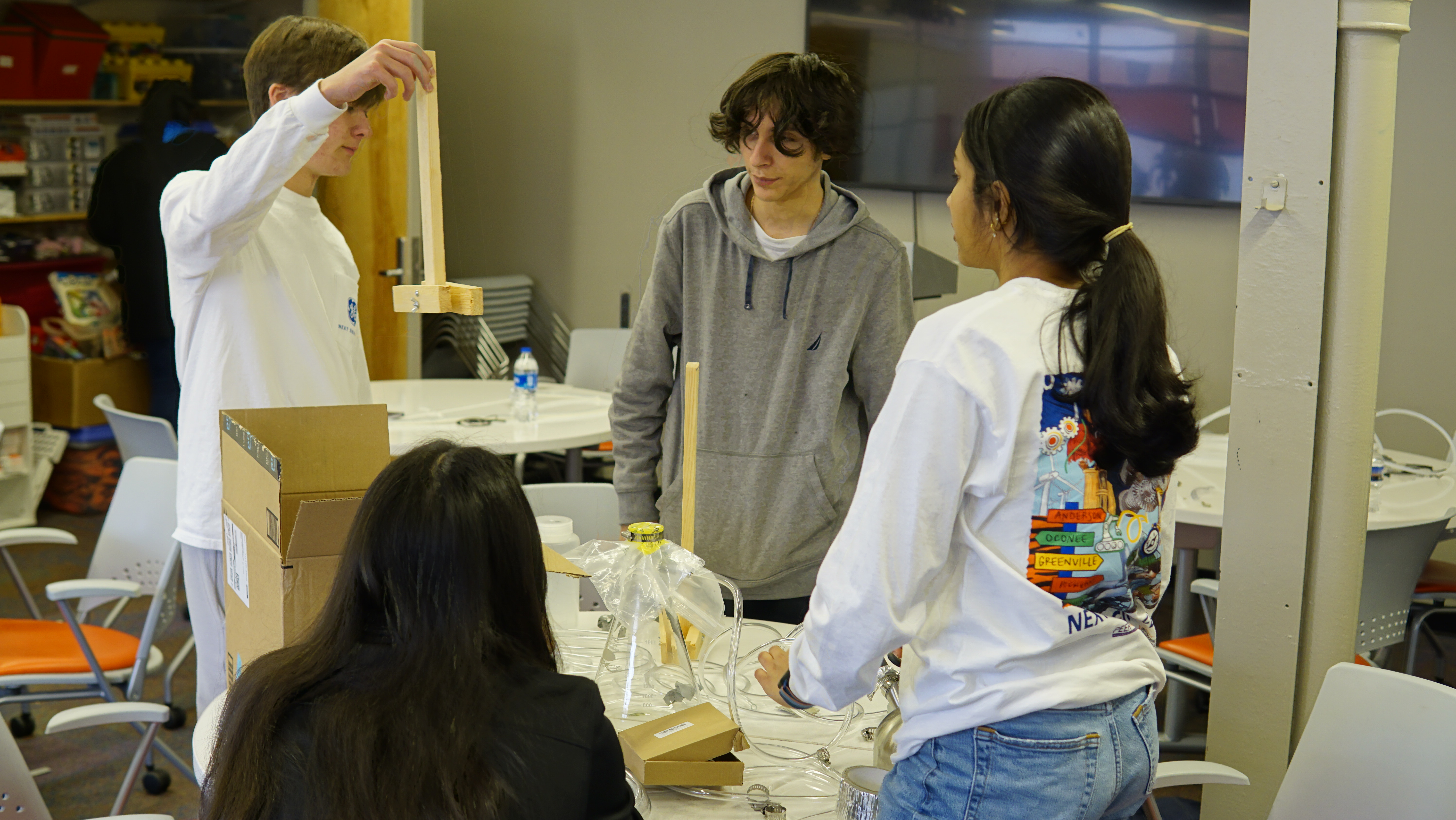 Students practice desalination 1