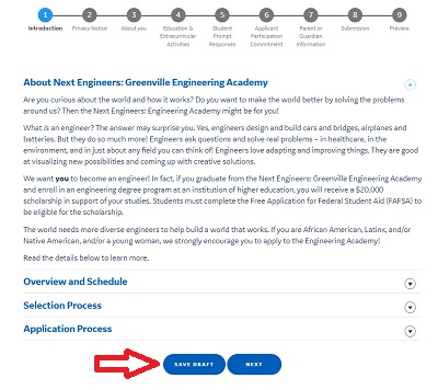 Academy Intro Page