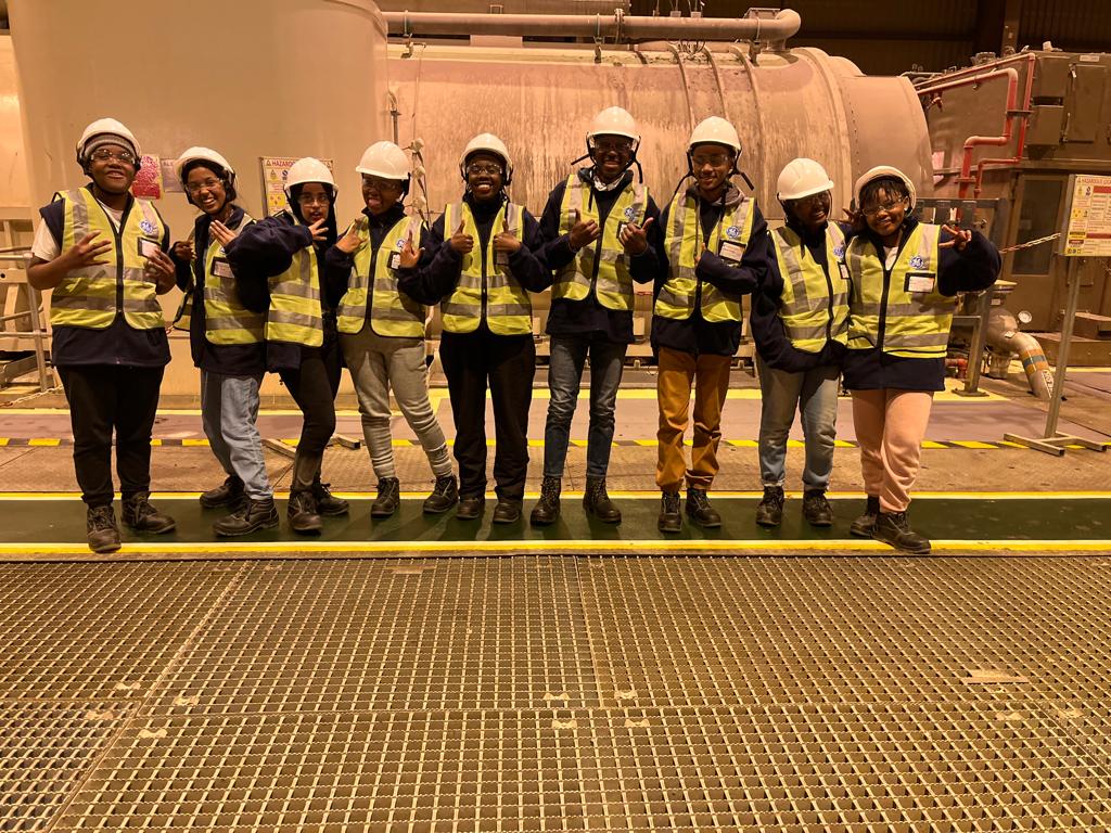 Cohort 1 learners at Kusile Power Station