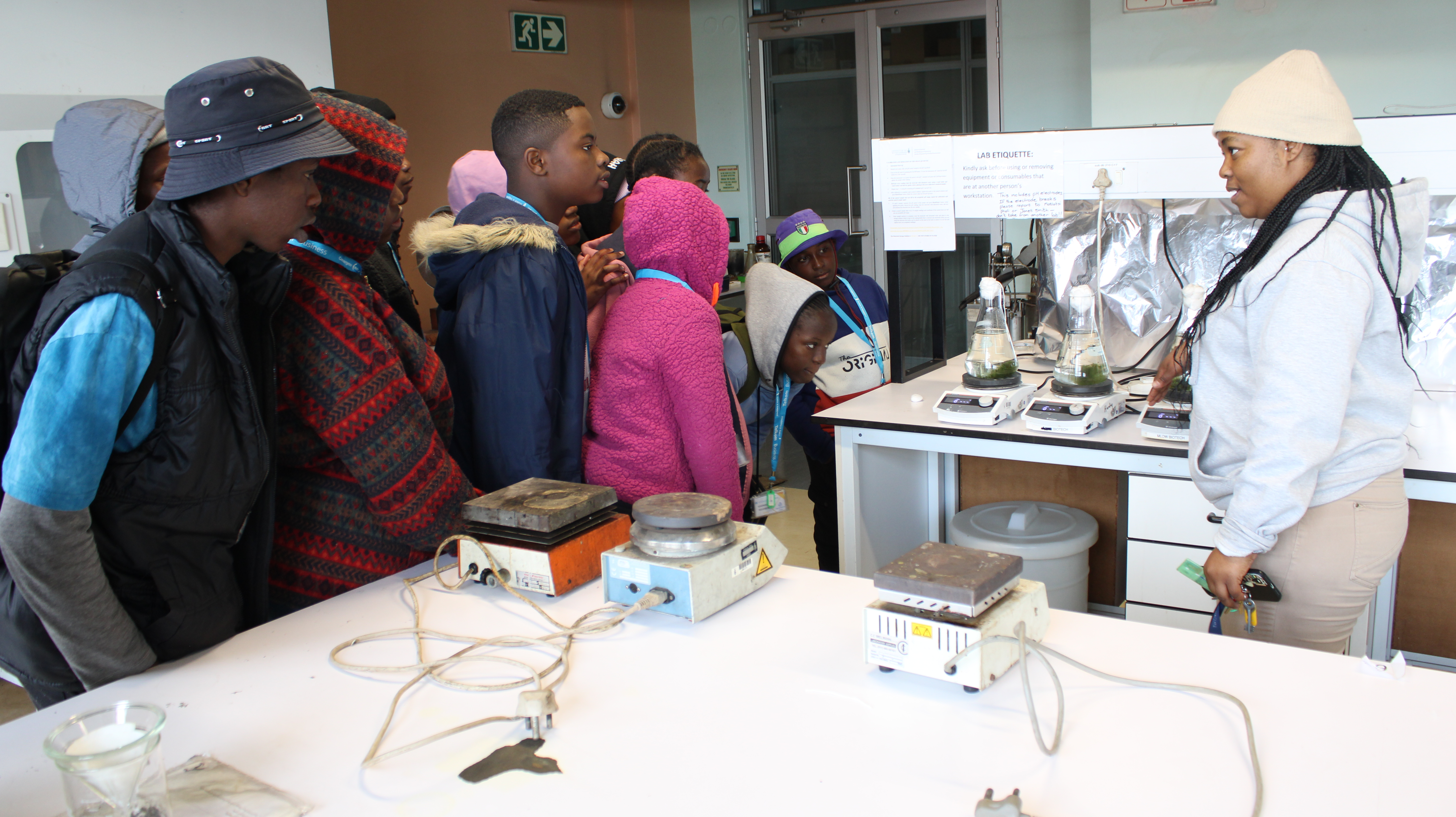 Lab tours in progress