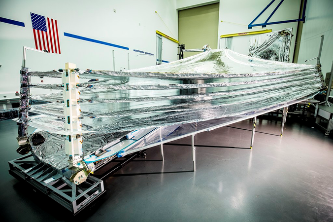 JWST Layers of Sunshield NASA