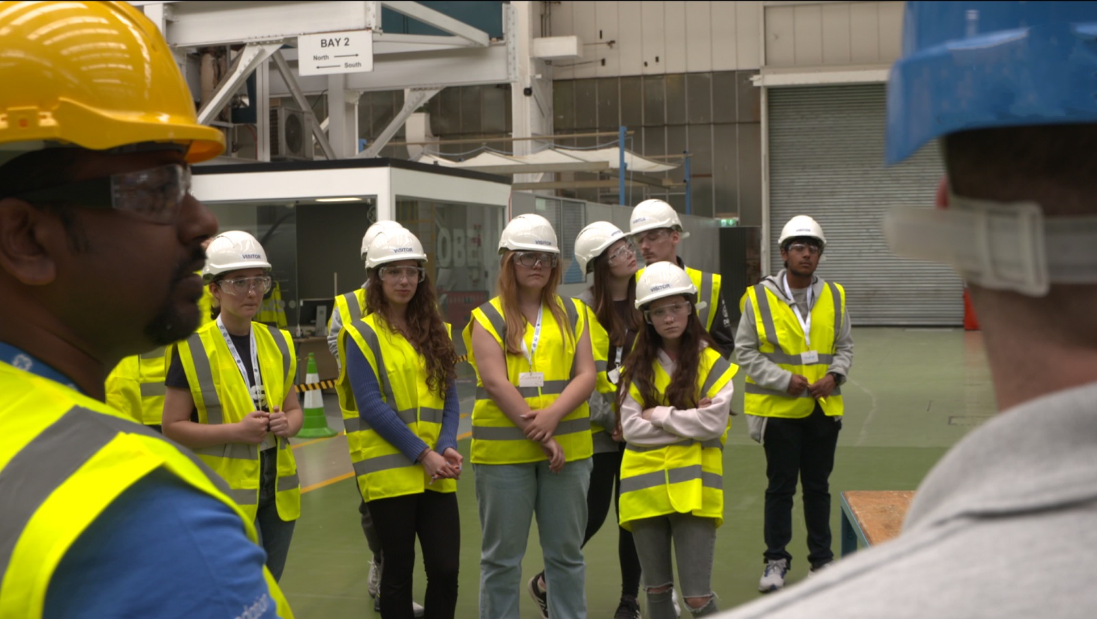 Martin leading a GE Facility Tour