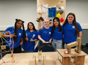 Engineering Experience students with their projects in 2024